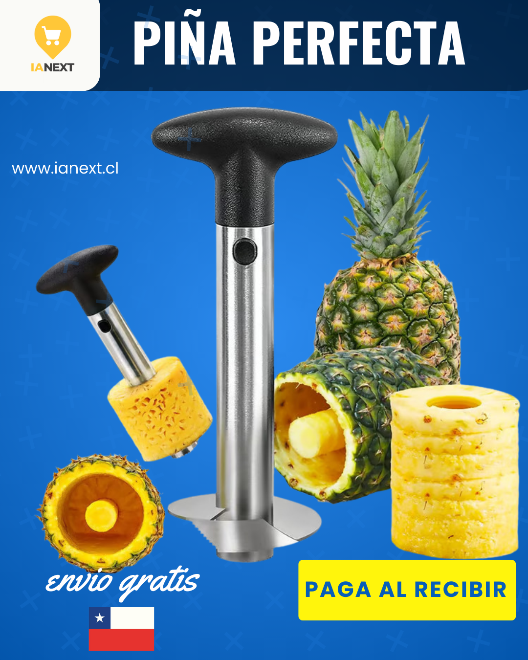 Cortador de Piña en Segundos