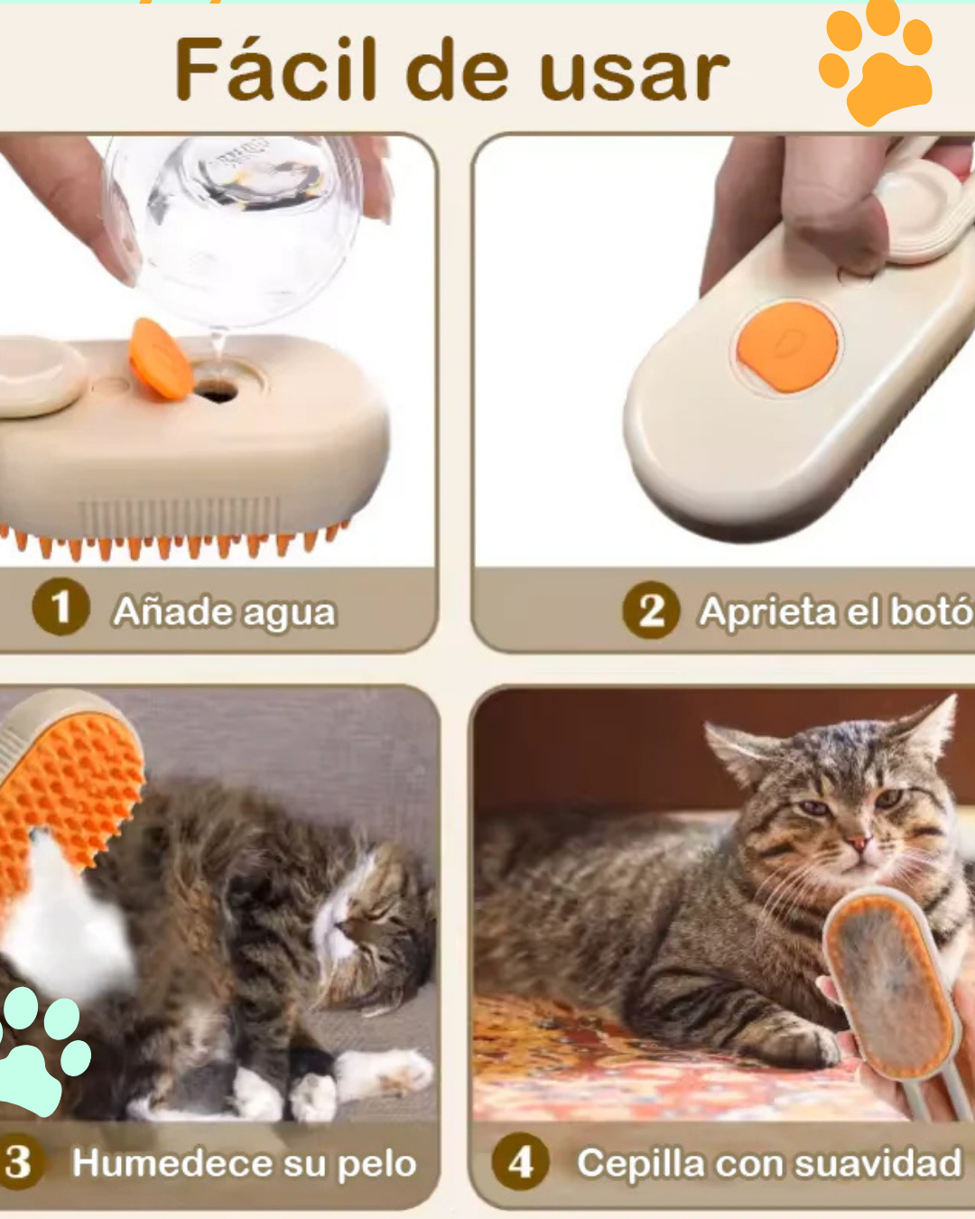 Cepillo Pelaje Perfecto 3 en 1 🐕🌫️  PAGA AL RECIBIR TU PRODUCTO EN CASA.