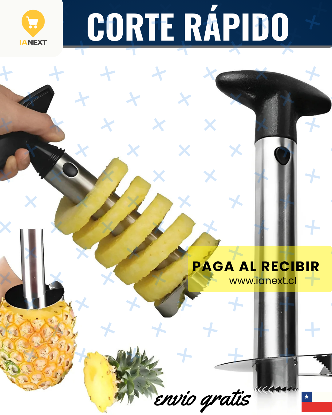 Cortador de Piña en Segundos