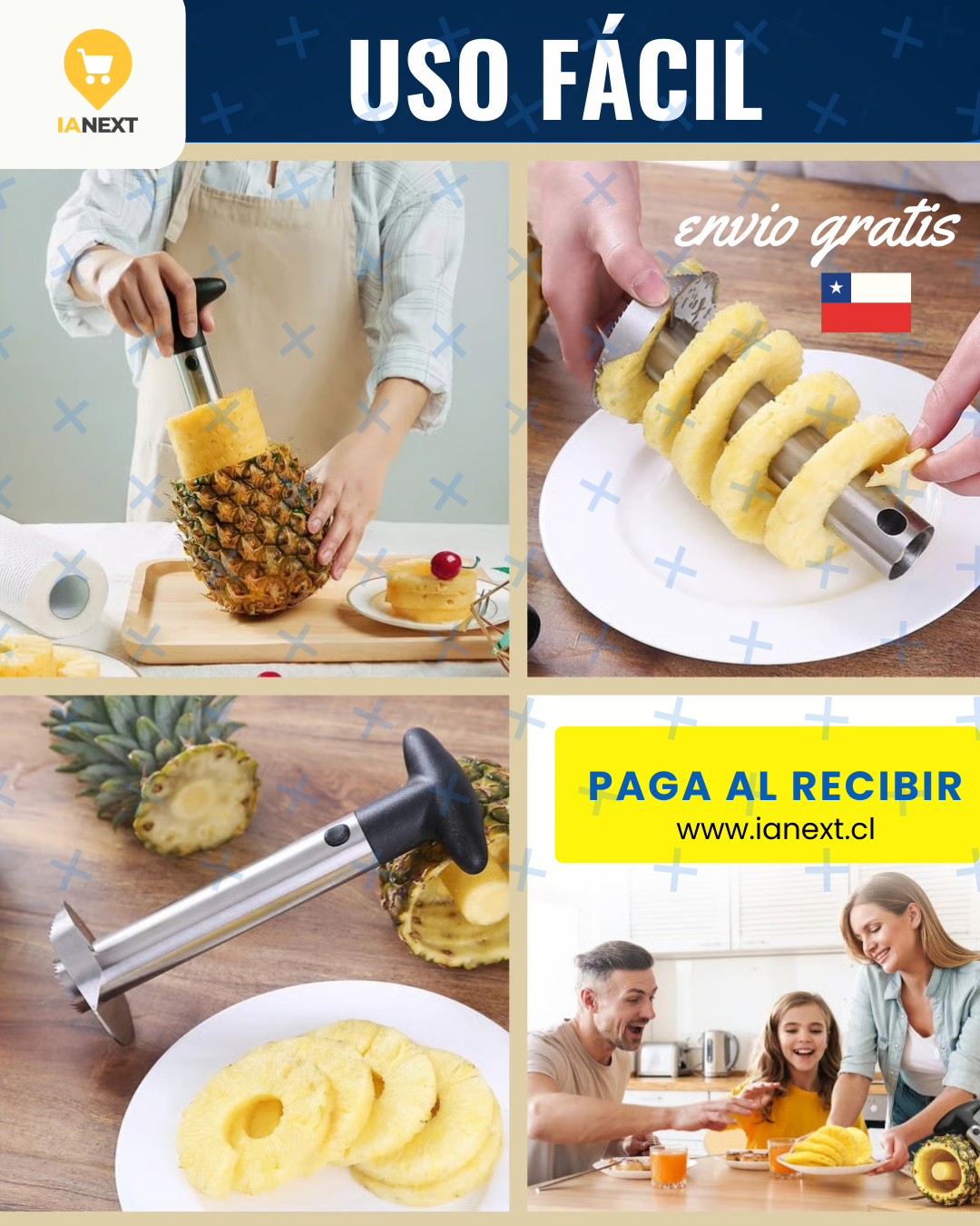 Cortador de Piña en Segundos